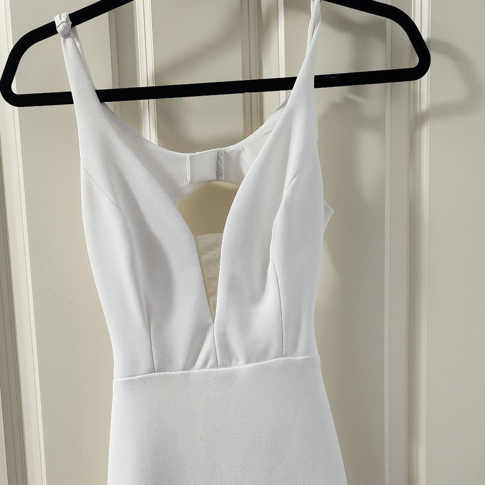 Mini white dress